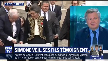 Simone Veil au Panthéon: "C'est une sorte de cadeau", estime son fils Jean Veil