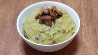 How to make Fufu de Platano (Mashed Sweet Plantains)