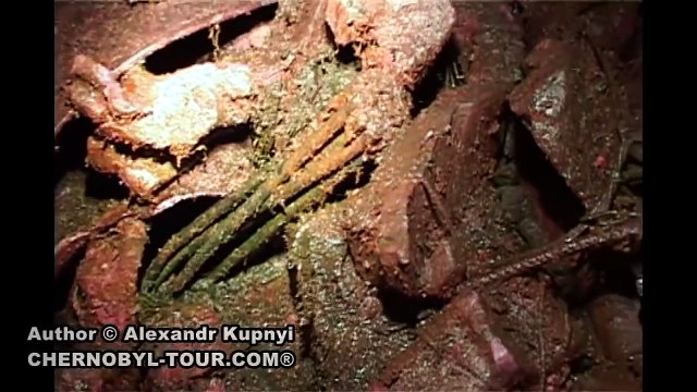 Voilà ce qu'il y a à l'interieur du réacteur de tchernobyl