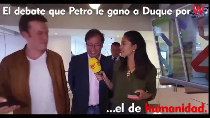 El debate que Gustavo Petro le ganó a Iván Duque por W