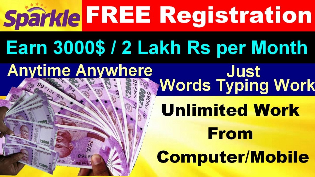 Earn online by typing Jobs || Easy words typing work ||
