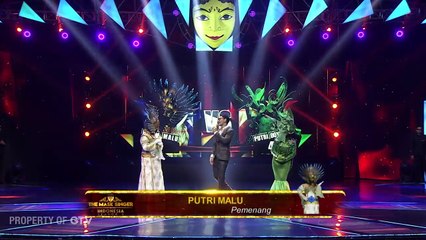 Ketebak!Putri Malu VS Putri Doyong, Dibalik Topeng Ternyata Penyanyi! |The Mask Singer S3 Eps.7(3/6)