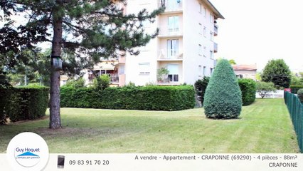 A vendre - Appartement - CRAPONNE (69290) - 4 pièces - 88m²