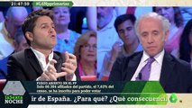Eduardo Inda debate con Jesús Cintora sobre las primarias del PP