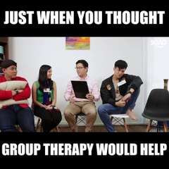 HAHAHA this has got to be the MOST "EXCITING" group therapy session ever!!! Can't believe it got so heated towards the end..