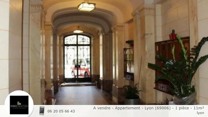 A vendre - Appartement - Lyon (69006) - 1 pièce - 11m²