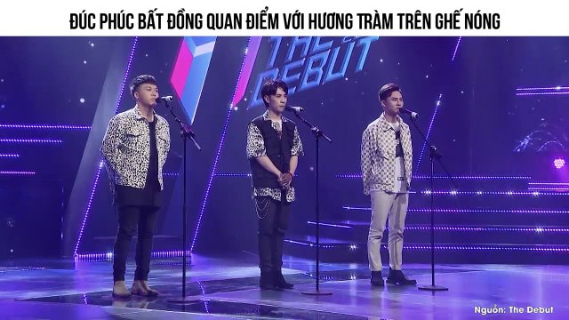 Đúc Phúc bất đồng quan điểm với Hương Tràm trên ghế nóng