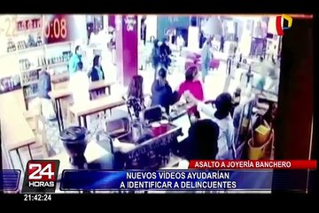 Asalto a joyería Banchero: nuevos videos ayudarían a identificar delincuentes