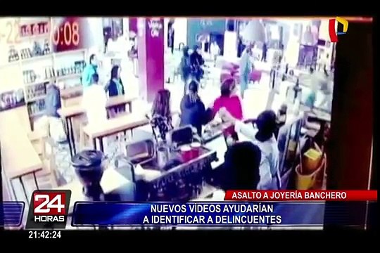 Asalto a joyería Banchero: nuevos videos ayudarían a identificar delincuentes