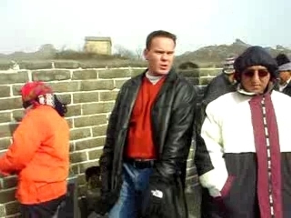 Vendors galore on the Great Wall of China