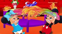 Mickey Mouse et Minnie Mouse apprennent les couleurs avec des cheveux colorés! Mickey Mouse Éducatif Vi