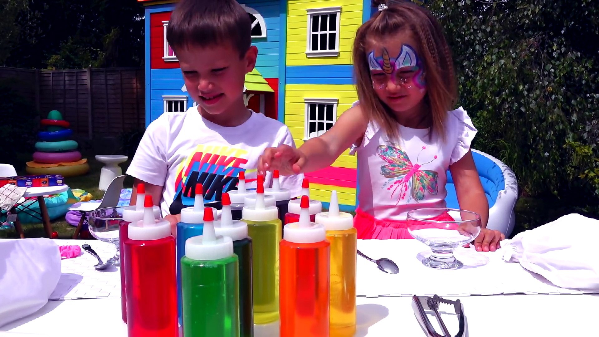 Катя И Макс Мороженое Челлендж Или 3 Colors Ice Cream Topping Challenge –  Видео Dailymotion
