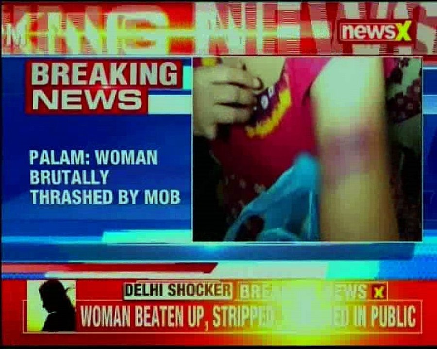 Woman Brutally Thrashed By Mob In Delhi's Palam
