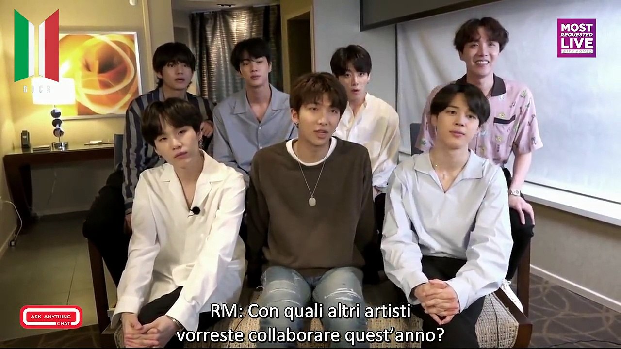 [SUB ITA] BTS @ AskAnythingChat 2018