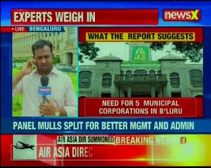 Bengaluru struggles with potholes, a govt committee recommends to divide it in 5 MC