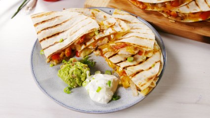 Grilled Chicken Quesadilla = Easiest, Most Delicious Dinner EVER
