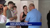Family Receives Keys to New Home Thanks to Habitat for Humanity