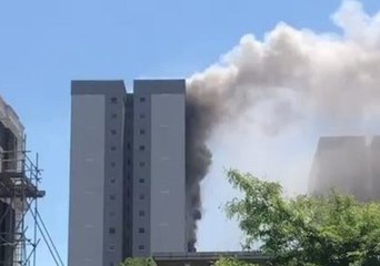 Fire Breaks Out at East London Tower Block