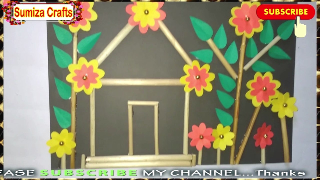 DIY: Wall Decor !!! DIY wall decoration ideas with colour paper