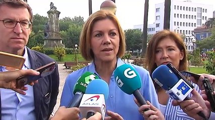 Cospedal tacha de "golpe muy grave para la democracia" que sea Podemos quien decida el futuro de RTVE