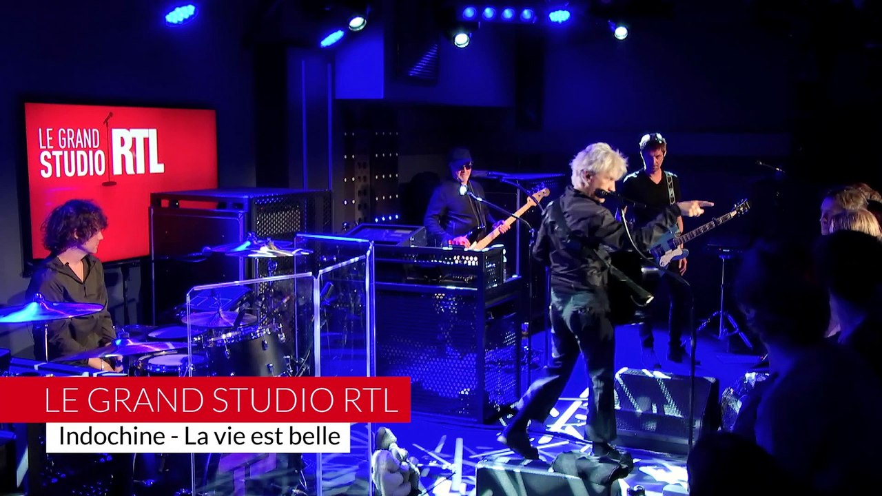 Indochine - La vie est belle (LIVE) Le Grand Studio RTL - Vidéo Dailymotion