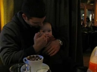 Jérome, Julie et Lou au café (et au chocolat)