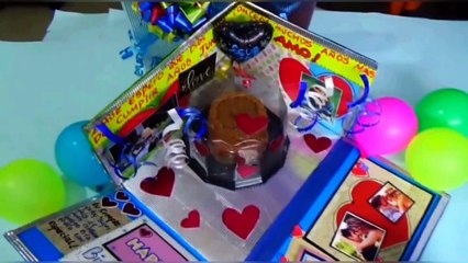 MINI ALBUM CON SOBRES DECORADOS