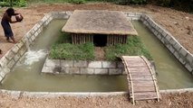 Construction d'une piscine avec des techniques primitives