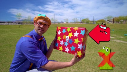 Blippi Teaches Numbers 1 to 10 for Children - Surprise Boxes!