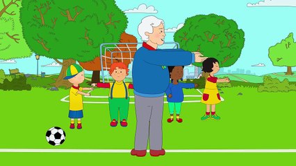 Caillou en Fran?ais  Caillou joue au football  dessin anim?  NOUVEAU 2018  Wildbrain