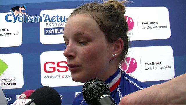 Championnats de France 2018 - Dames : Gladys Verhulst deuxième et championne de France Espoirs