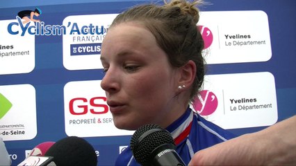 Championnats de France 2018 - Dames  :  Gladys Verhulst deuxième et championne de France Espoirs