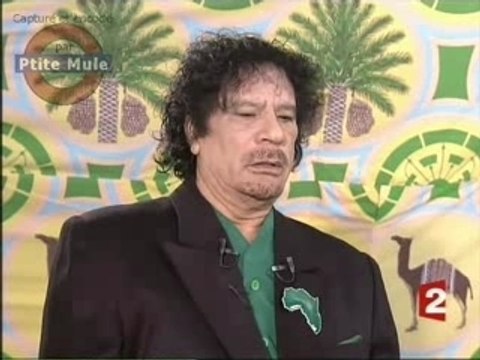 Interview de Kadhafi par D. Pujadas