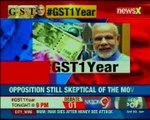 One year of GST: Union Minister Praises Gst, 1 Tax United India | what does the GST report card ?