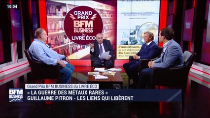 Guillaume Pitron reçoit le Grand Prix BFM Business du livre éco 2018 - 30/06