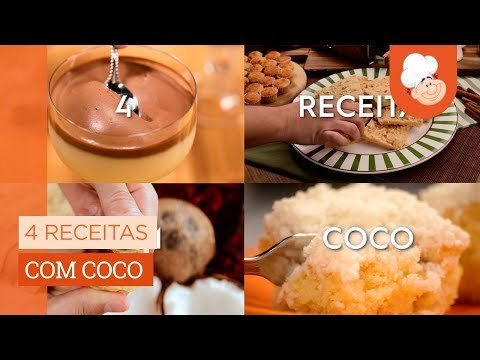 4 receitas com coco — Receitas TudoGostoso
