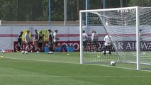 That training ground goal from Cristiano Ronaldo shows off his skills