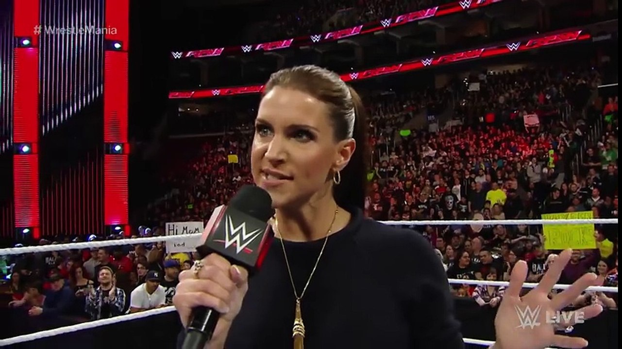 Roman Reigns reminds Stephanie McMahon that he is the -authority- in WWE- Raw, March 21, 2016