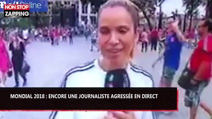 Mondial 2018 : Encore une journaliste embrassée de force en plein direct (vidéo)