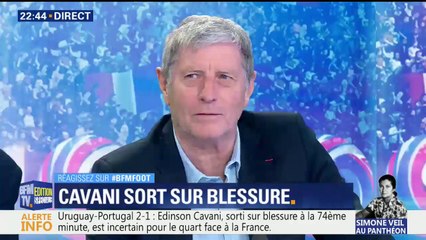 Rolland Courbis ne croit pas que Cavani sera rétabli pour le match face à la France
