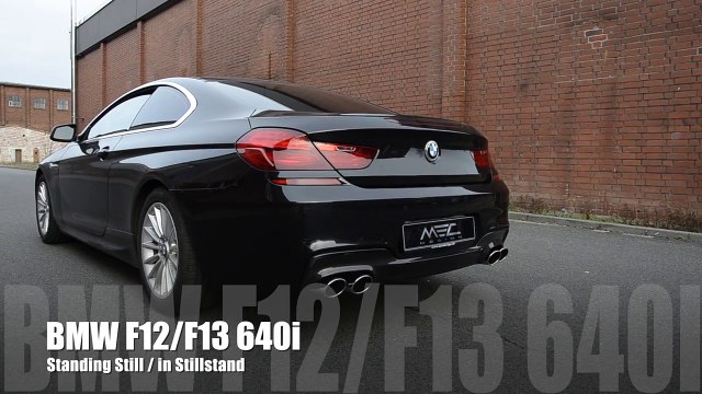 MEC Design BMW F12 / F13 640i Exhaust - Earthquake sound version