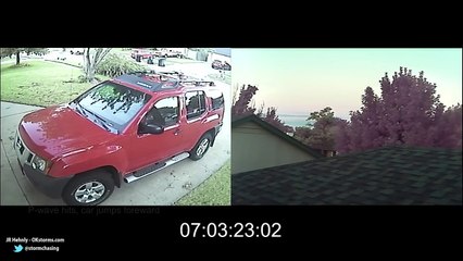 Oklahoma Earthquake  - Oklahoma City Surveillance Video - September 3, 2016