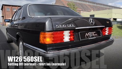 MEC Design Mercedes W126 560SEL Exhaust - Earthquake Sound Version