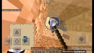 Minecraft PE_Survival Series _ EP#2 _ I Died In Lava + Looking For A Cave System + IRON!!!