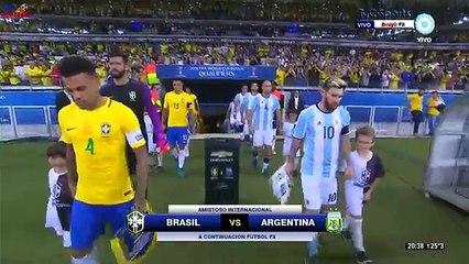 ARGENTINA 10 vs BRASIL 1 - Amistoso Internacional - SAMPAOLI BEGINS 2017