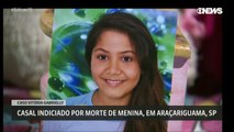 Casal é servente de pedreiro INDICIADO POR MORTE DE MENINA Vitória em Araçariguama-SP