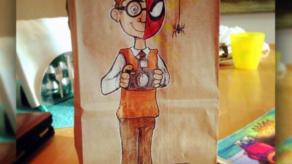 This Guy Has Been Drawing on His Son’s Lunch Bags Every Day for 2 Years