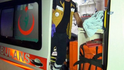 Otomobil aydınlatma direğine ve ağaca çarptı: 2'si çocuk, 7 yararlı