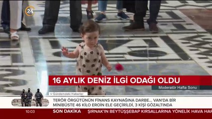 16 aylık Deniz ilgi odağı oldu