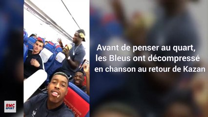 France - Argentine : La joie et les chants des Bleus après la victoire